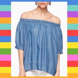 🎉HPx2🎉 Kate Spade off the shoulder top. 💥FINAL PRICE💥